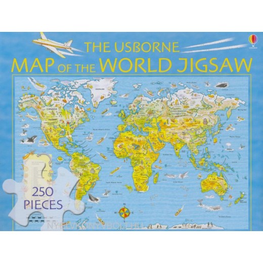 Puzzle Map of the World Usborne Books - HotPick