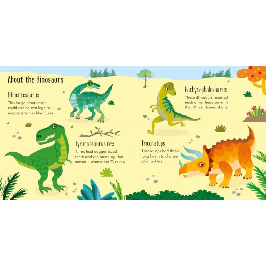 Joc educativ + Carte Dinosaur Matching Games Usborne Books - HotPick