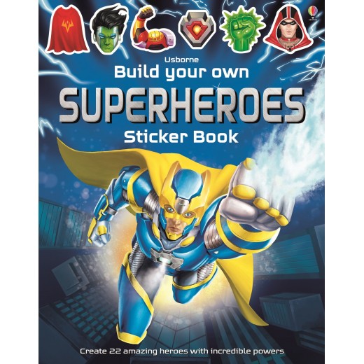 Build Your Own Superheroes Sticker Usborne Books - HotPick