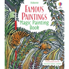 Famous Paintings Magic Painting Book Usborne