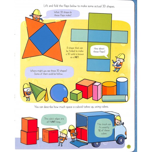 Lift-the-Flap Maths Shapes Usborne Books - HotPick