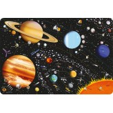 Set Puzzle 200 piese si Carte - The Solar System Usborne Book - HotPick