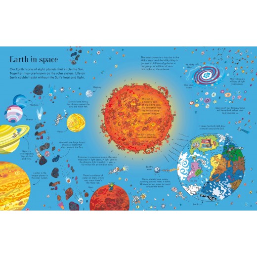 Set Puzzle 300 piese si Carte - Planet Earth Usborne Books - HotPick