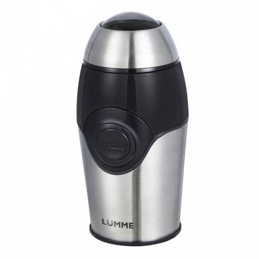 Rasnita de cafea LU-2604 Bl/P, 200 W, 50 g, Argintiu/Negru - HotPick