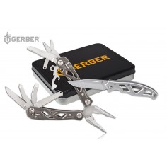 Set Multi-tool Gerber Suspension  si Briceag Gerber Paraframe Mini Fine Edge
