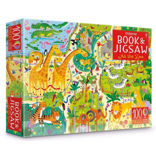 Set Puzzle si Carte - At the zoo puzzle - HotPick