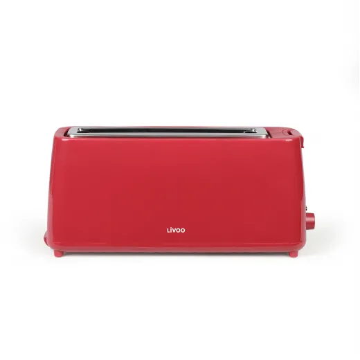 Prajitor de paine cu sloturi lungi Livoo DOD168RC, 750 W - HotPick