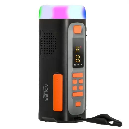 Radio Adler AD1920, solar, dinam, power bank 4500mAh, bluetooth, lanterna LED 4W - HotPick