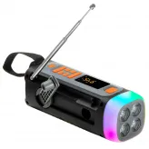 Radio Adler AD1920, solar, dinam, power bank 4500mAh, bluetooth, lanterna LED 4W - HotPick