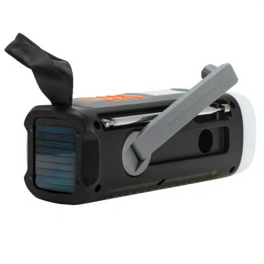 Radio Adler AD1920, solar, dinam, power bank 4500mAh, bluetooth, lanterna LED 4W - HotPick