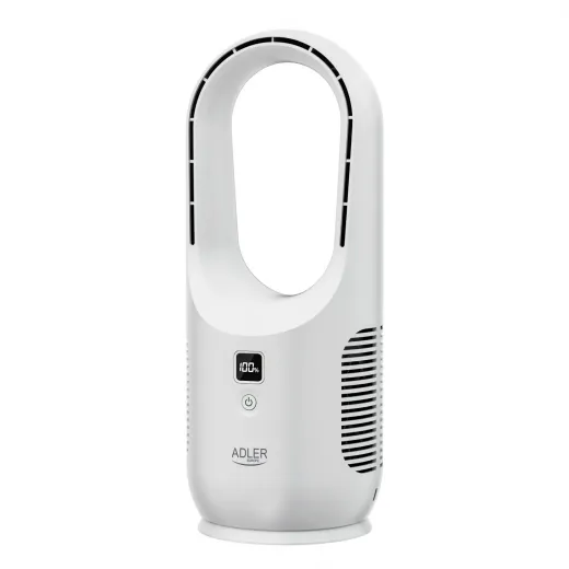 Ventilator portabil Adler AD7343, fara elice, 2200 mAh, 3 viteze - HotPick