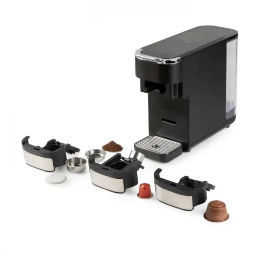 Espressor Multicapsule 4-în-1 DOMO DO748K, Dolce Gusto, Nespresso, ESE POD, cafea macinata, 1545W, 1.5L, touch - HotPick