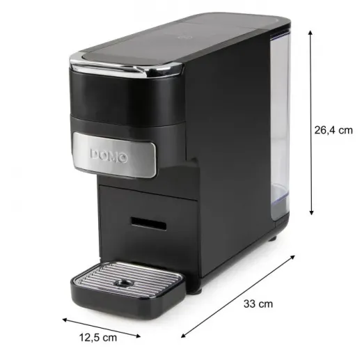 Espressor Multicapsule 4-în-1 DOMO DO748K, Dolce Gusto, Nespresso, ESE POD, cafea macinata, 1545W, 1.5L, touch - HotPick