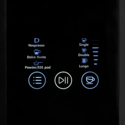 Espressor Multicapsule 4-în-1 DOMO DO748K, Dolce Gusto, Nespresso, ESE POD, cafea macinata, 1545W, 1.5L, touch - HotPick