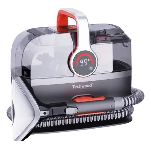 Aspirator cu spalare si curatator cu abur Techwood TAN-7055V, 600W-800W - HotPick