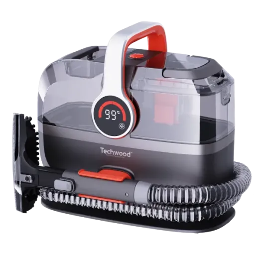 Aspirator cu spalare si curatator cu abur Techwood TAN-7055V, 600W-800W - HotPick