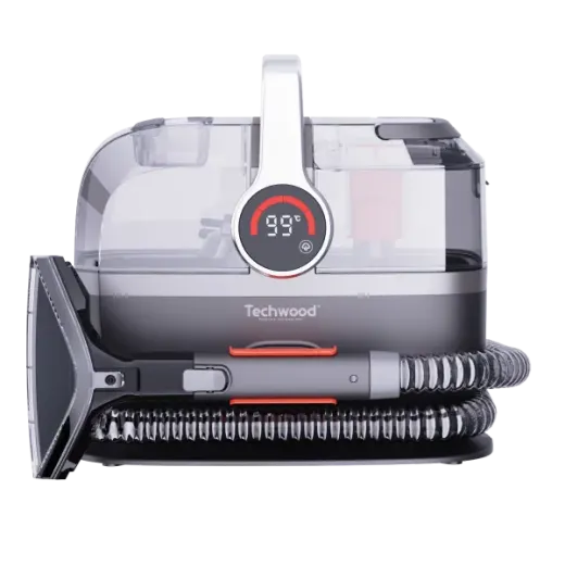 Aspirator cu spalare si curatator cu abur Techwood TAN-7055V, 600W-800W - HotPick