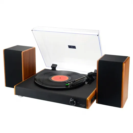 Pick-up Adler AD1915, 3 viteze, 7, 10, 12 inch, bluetooth, salvare pe stick, 2x5W - HotPick