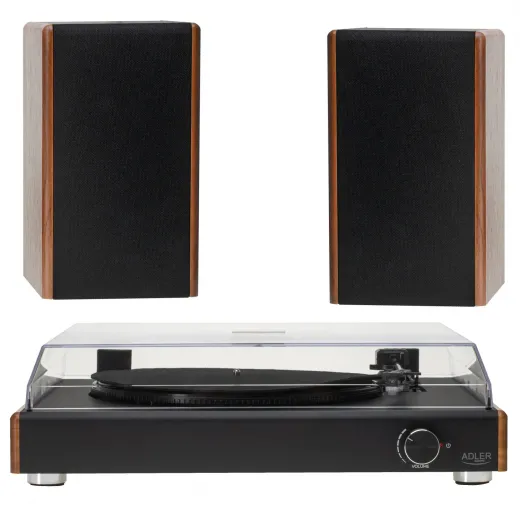 Pick-up Adler AD1915, 3 viteze, 7, 10, 12 inch, bluetooth, salvare pe stick, 2x5W - HotPick