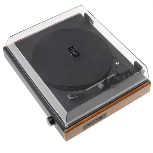 Pick-up Adler AD1915, 3 viteze, 7, 10, 12 inch, bluetooth, salvare pe stick, 2x5W - HotPick
