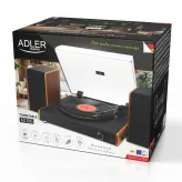 Pick-up Adler AD1915, 3 viteze, 7, 10, 12 inch, bluetooth, salvare pe stick, 2x5W - HotPick