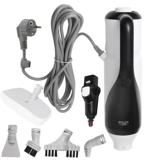 Mop si curatator cu abur 2 in 1 Adler AD7072, cablu 5m, 380ml, 1300W - HotPick