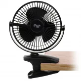 Ventilator portabil Adler AD7342b, 5W, 3000mAh, clip-on - HotPick