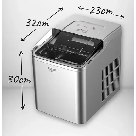 Masina de facut cuburi de gheata Adler AD8086, 12kg/zi, 1.5L - HotPick