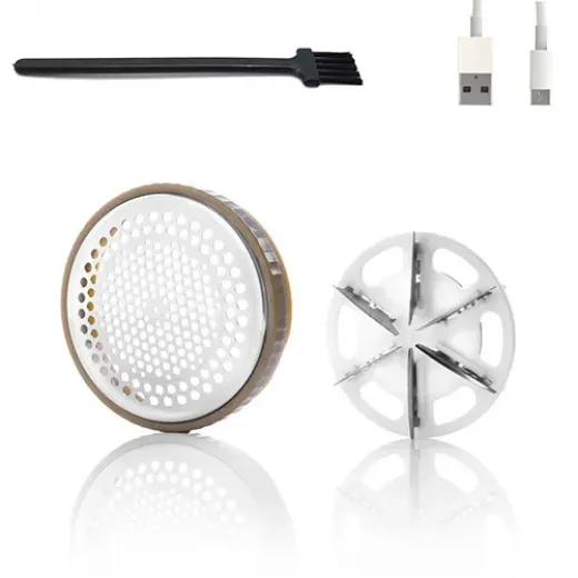 Aparat de curatat scame Adler AD9617, LCD, 3 viteze, inox, 200mAh - HotPick
