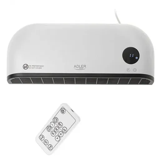 Aeroterma perdea de aer Adler AD7751, ceramic, 2000W, programare - HotPick