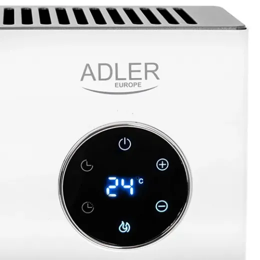 Convector electric Adler AD7752, 2000W, 3 trepte, touch digital, IPX24, telecomanda - HotPick