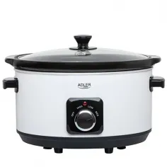 Resigilat!Slow Cooker Adler AD 6413W, 5,8 L