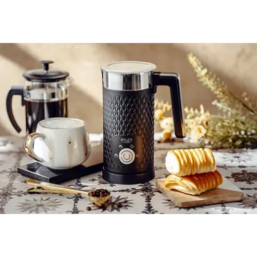 Aparat pentru spumare si incalzire lapte Adler AD 4494b, 500 W - HotPick