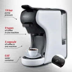 Espressor Camry CR 4414, 9 tipuri de capsule, 0.6L, 19 bar