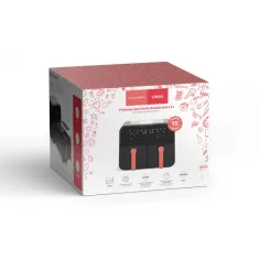 Friteuza cu aer cald dubla Livoo DOC316, 9L (2x4.5L), 2400W, 7 programe