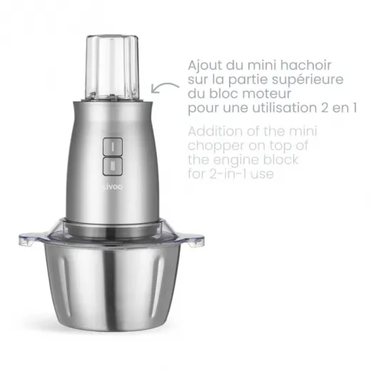 Tocător multifunctional Livoo DOP237, 2L, 500W - HotPick