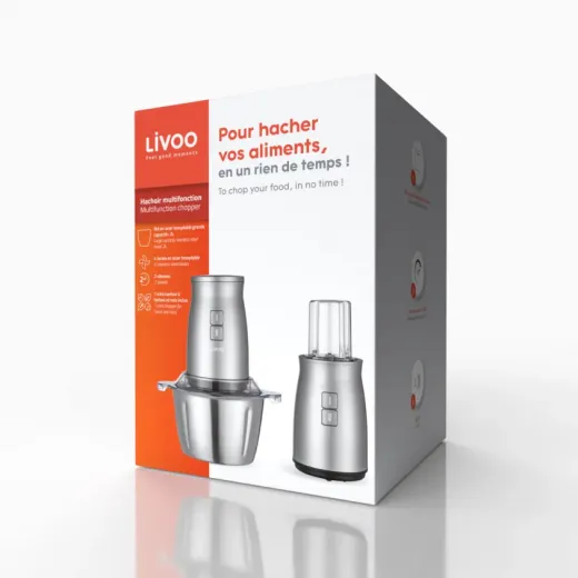 Tocător multifunctional Livoo DOP237, 2L, 500W - HotPick