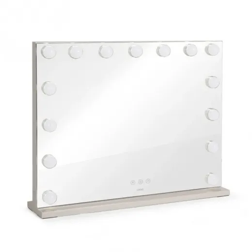 Oglinda cosmetica Hollywood Livoo DOS207, LED 15 puncte, 56x44cm - HotPick