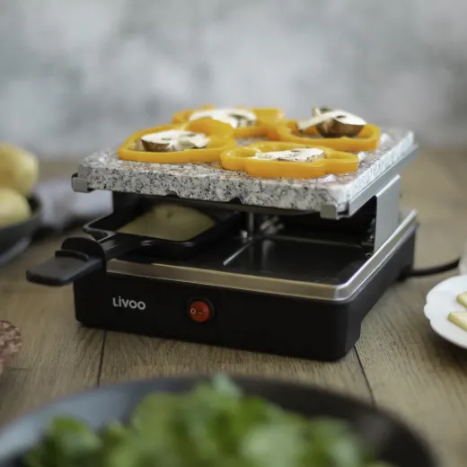 Gratar raclette pentru 4 persoane DOC242, 600 W - HotPick
