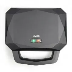 Aparat pentru gaufre/waffle cu placi interschimbabile pentru sandwich-uri Livoo DOP232