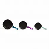 Set 3 Tigai aluminiu Livoo MEP101, acoperire ILAG , diametru 20, 24 si 28 cm - HotPick