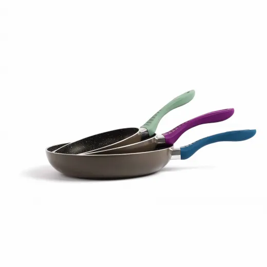 Set 3 Tigai aluminiu Livoo MEP101, acoperire ILAG , diametru 20, 24 si 28 cm - HotPick