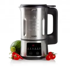 Blender cu functie de Preparat Supa Domo DO727BL, Capacitate 1,2 Litri, Inox
