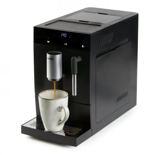 Espressor automat Domo DO1150K, 19bar, 1.1L, 125g, rasnita, touchscreen