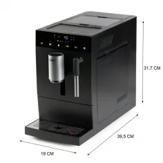 Espressor automat Domo DO1150K, 19bar, 1.1L, 125g, rasnita, touchscreen