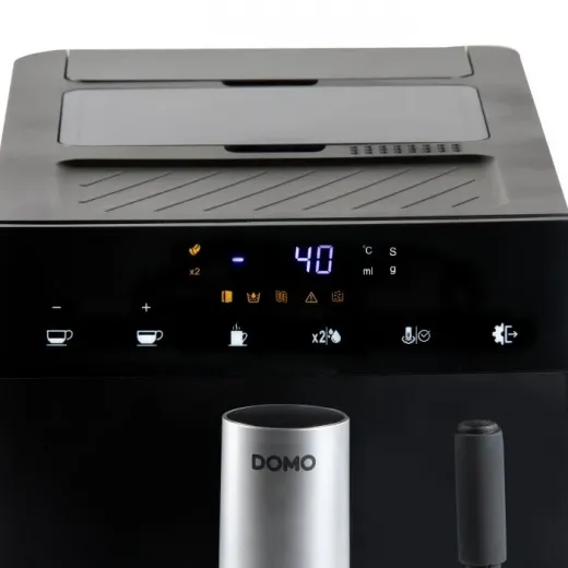 Espressor automat Domo DO1150K, 19bar, 1.1L, 125g, rasnita, touchscreen