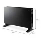 Convector electric smart Domo DO7355CH, 2000W, Wi-Fi Tuya, 5-45C, programare - HotPick