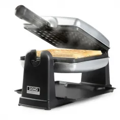 Aparat pentru gaufre (waffle) belgiene Domo DO9272W, rotativ, 1400W, tava de colectare