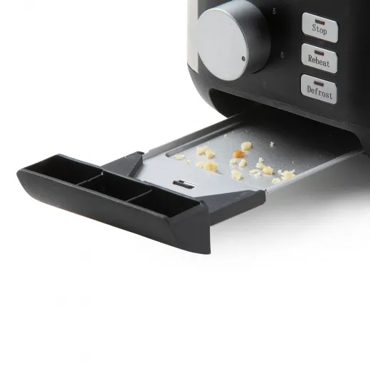 Prăjitor de pâine din inox DOMO DO967T, pentru 4 felii, 1350W - HotPick