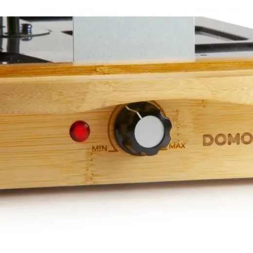 Gratar raclette Bambus pentru 8 persoane Domo DO9246G, 1200 W - HotPick Gratar raclette Bambus pentru 8 persoane Domo DO9246G, 1200 W - HotPick
